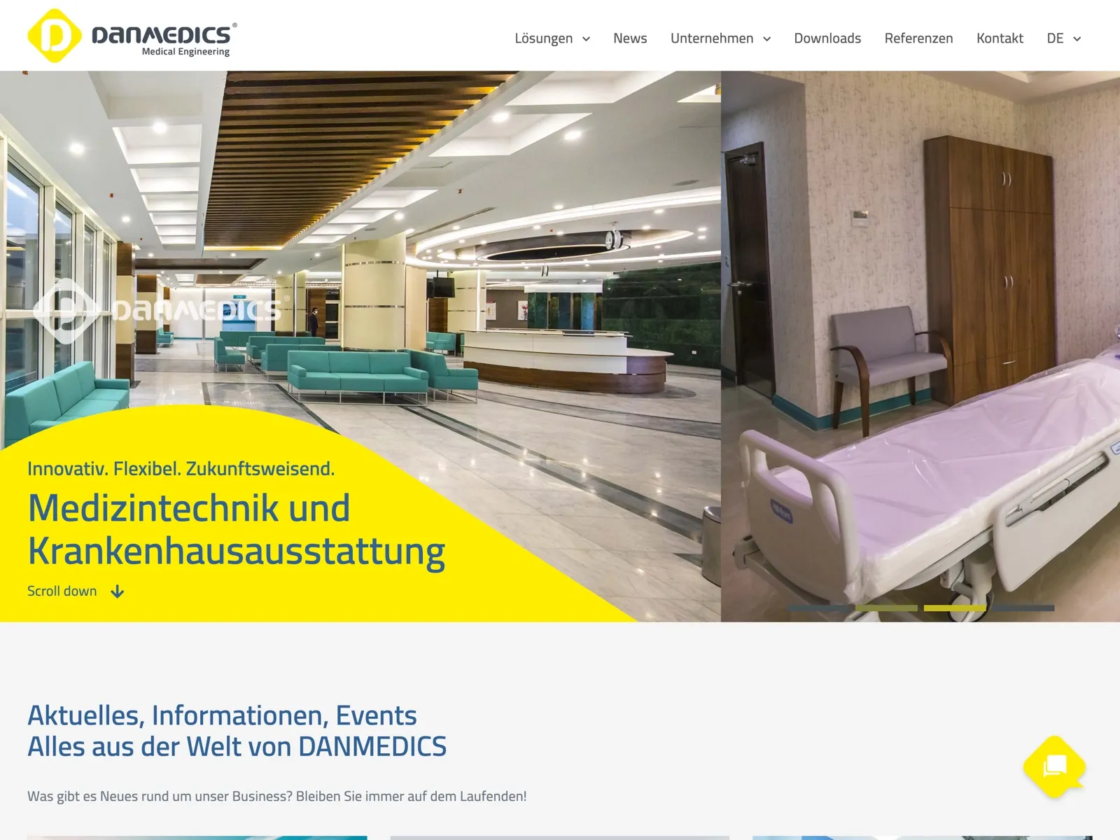 Startseite von danmedics