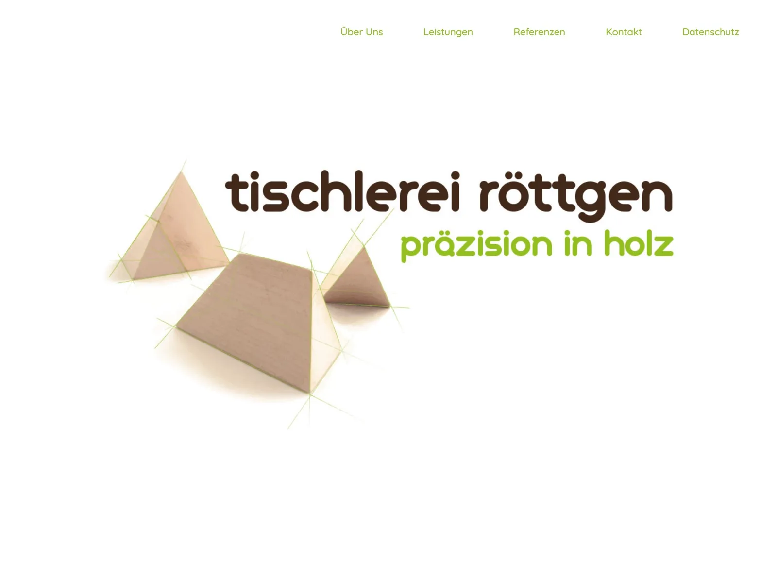 Startseite der Tischlerei Röttgen
